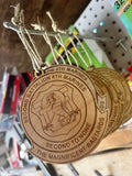 2nd 4th Marines Wooden Ornament