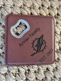 Football Coaster with Bottle Opener Set of 4 (ONLY FOR ALREADY VECTORED FILES)