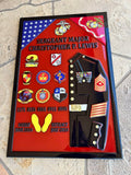 Dress Blues 3ft Outlined Epoxy Plaque