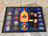 Dress Blues 3ft Outlined Epoxy Plaque