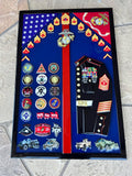 Dress Blues 3ft Outlined Epoxy Plaque