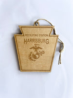 RSS Harrisburg Wooden Ornament