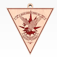 MCAS Cherry Point Support & Training Wooden Ornament