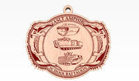 Assult Amphibian School Wooden Ornament