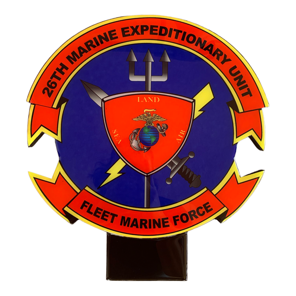 12" Printed Epoxy Finished Plaque