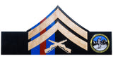 Blood Stripe Chevron with Full- Color Logo