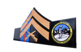 Blood Stripe Chevron with Full- Color Logo