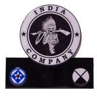 16" Printed Epoxied Logo with Plate