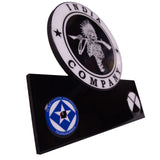 16" Printed Epoxied Logo with Plate