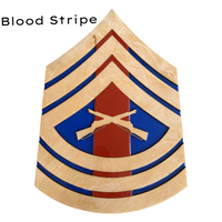 Natural Stain Chevron with Painted Epoxy Finish Stripe