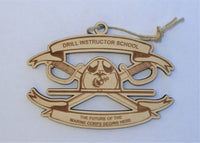 Parris Island Drill Instructor School, Wooden Ornament