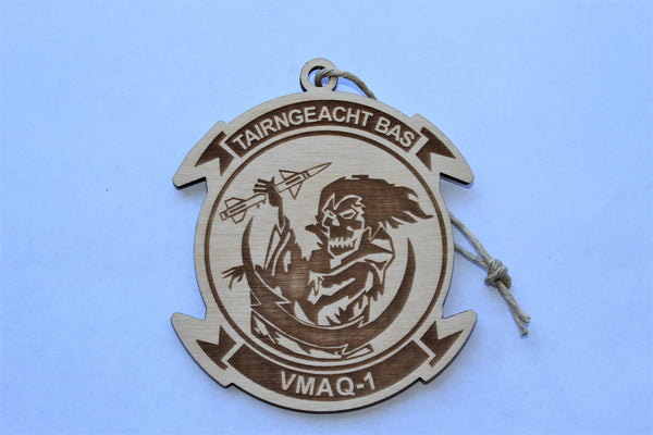 Cherry Point, VMAQ-1, Wooden Ornament