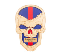 23" Skull with Felt
