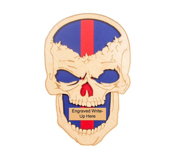 23" Skull with Felt
