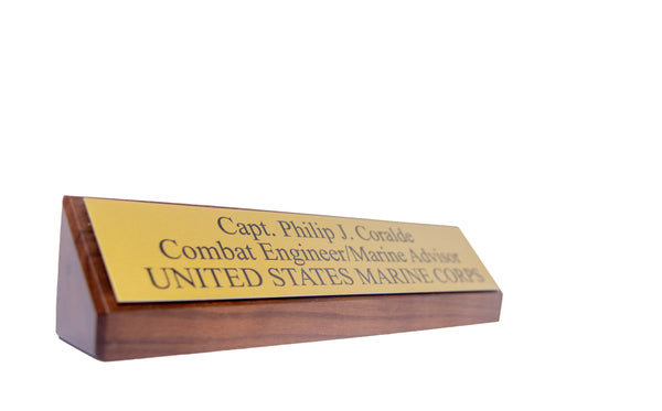 Desk Placard