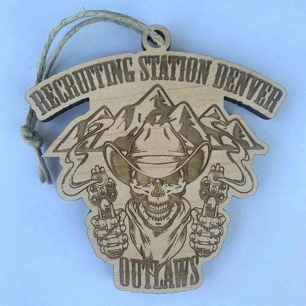RS Denver Wooden Ornament
