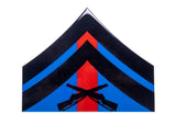 Epoxied Black Blood Stripe Chevron